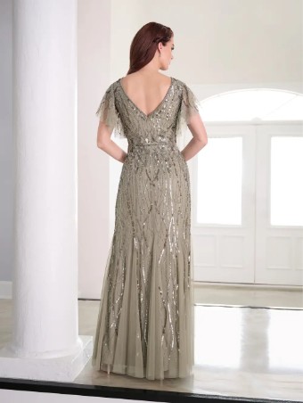 Adrianna Papell Platinum Style #40452 #1 Sage thumbnail