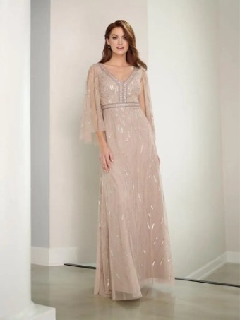 Adrianna Papell Platinum Style #40462 #0 Taupe thumbnail