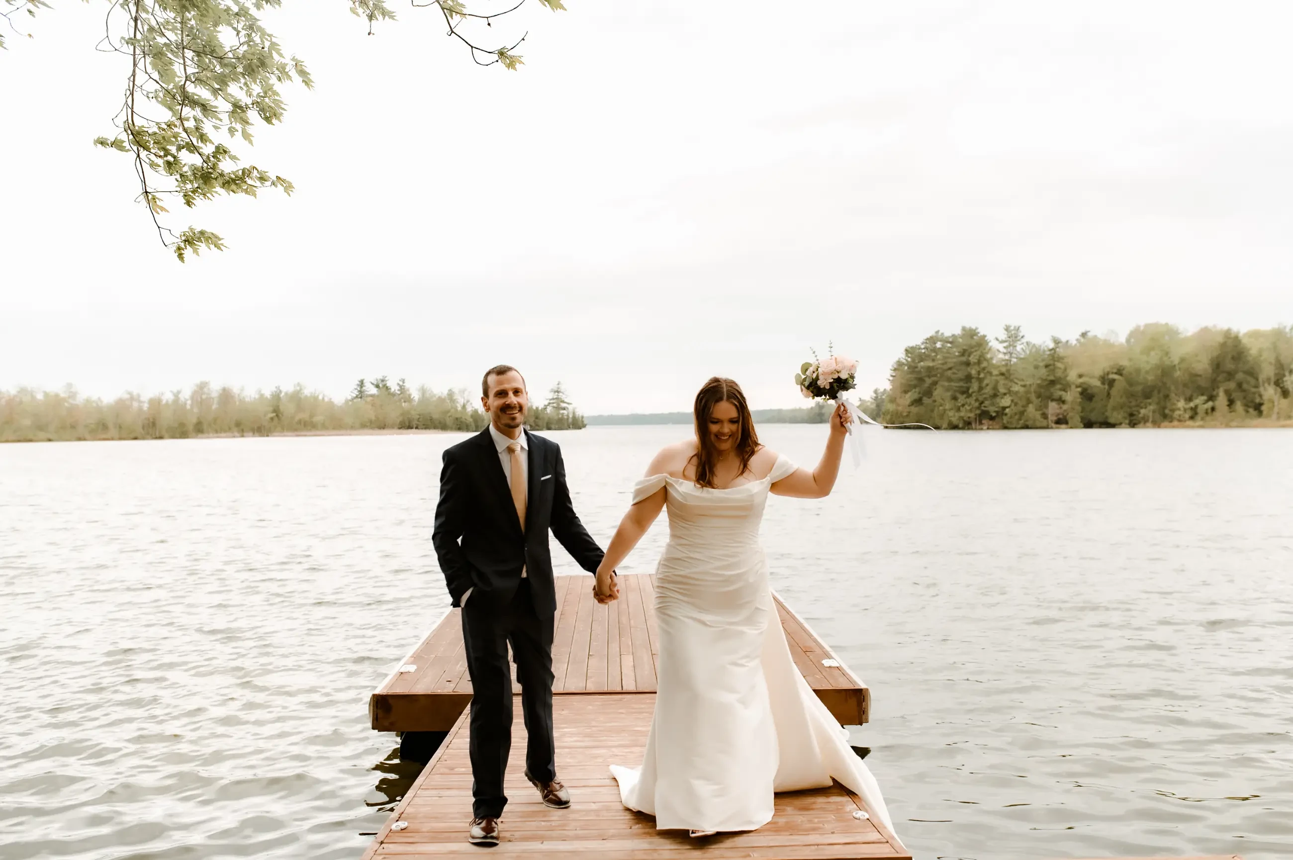 Megan and Andrew. Mobile Image